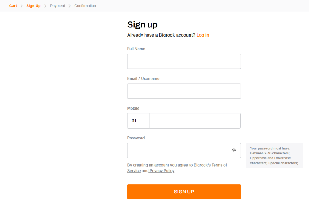 Account Creation