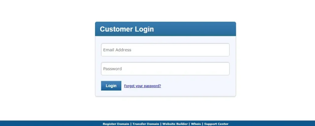 BigRock Admin Login